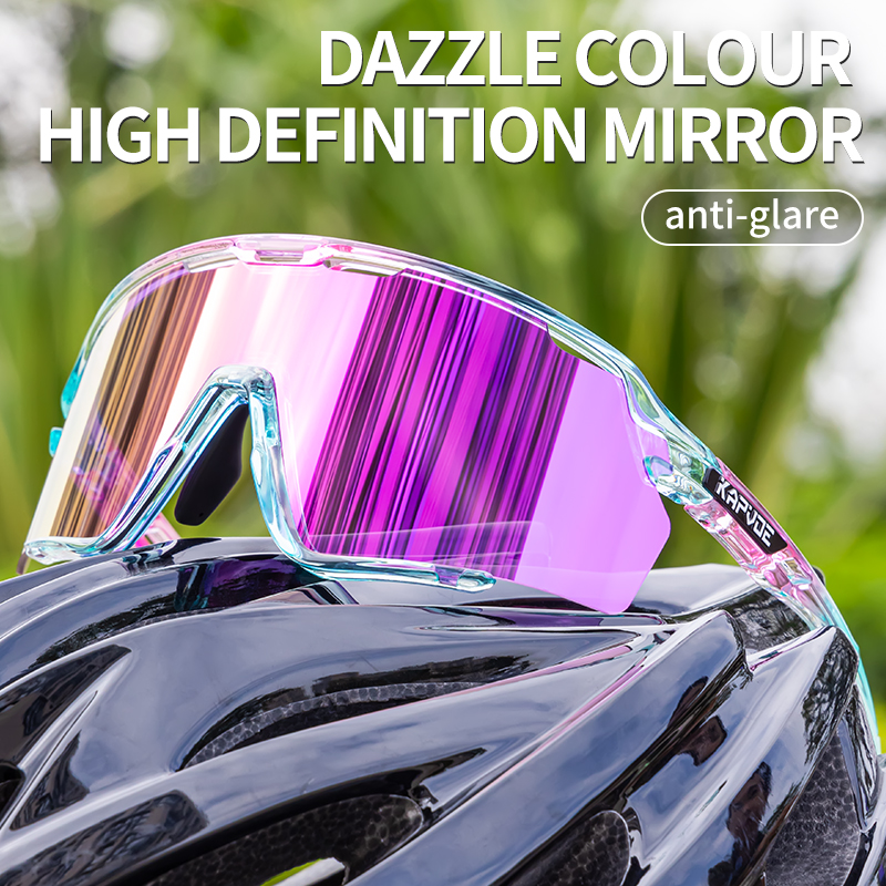 Preço de Atacado US$10,40 Óculos de Ciclismo de Alto Contraste com Logotipo Personalizado