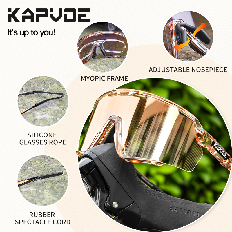 Preço de Atacado US$10,40 Óculos de Ciclismo de Alto Contraste com Logotipo Personalizado