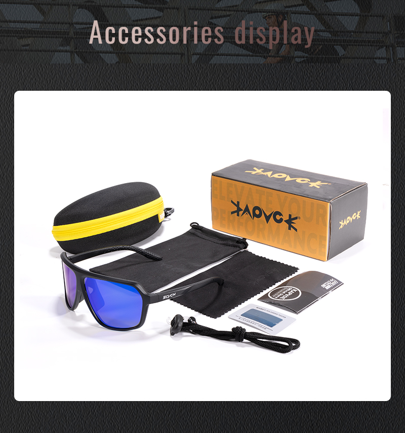 Preço de Atacado US$10,50 Óculos de Ciclismo Polarizados Kapvoe K64