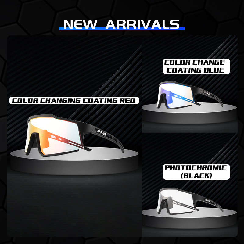 Preço de Atacado US$12.90 Óculos Esportivos Fotocromáticos Kapvoe K9022 Fashion