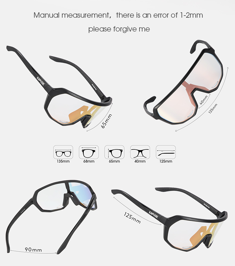 Preço de Atacado US$13,00 Óculos de Ciclismo Esportivo Kapvoe K63