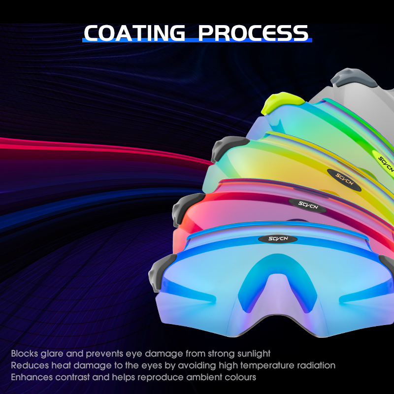 Preço de Atacado US$13.00 Óculos de Ciclismo com Proteção UV Kapvoe S25