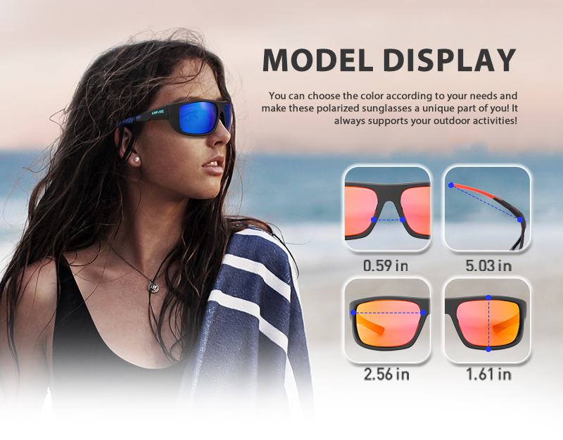 Preço Atacado US$4,80 Óculos Esportivos Kapvoe K2403-QTC