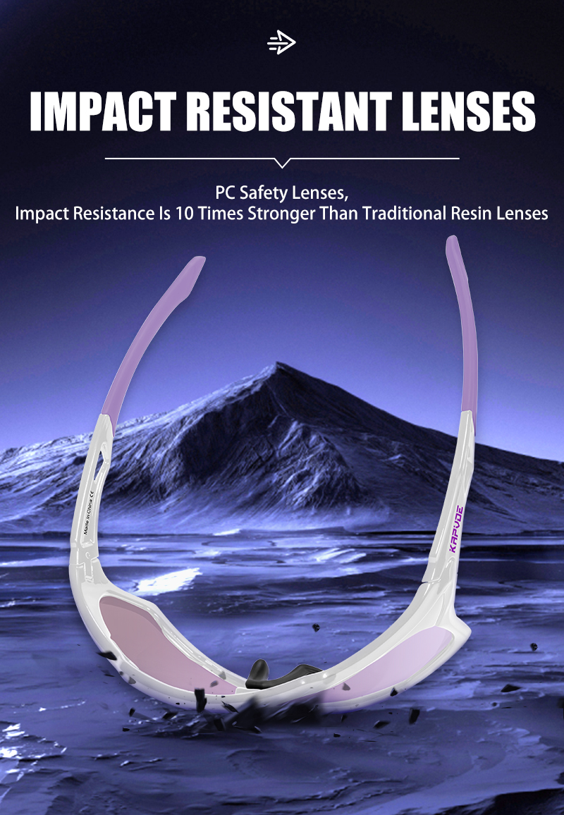 Preço de Atacado US$8,50 Óculos de Ciclismo Esportivo Unissex Kapvoe K70-G
